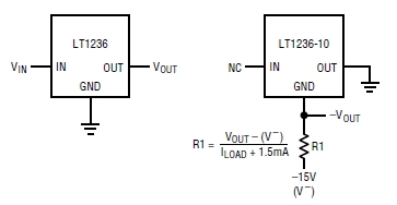 LT1236ACN8-10, Прецизионные источники опорного напряжения